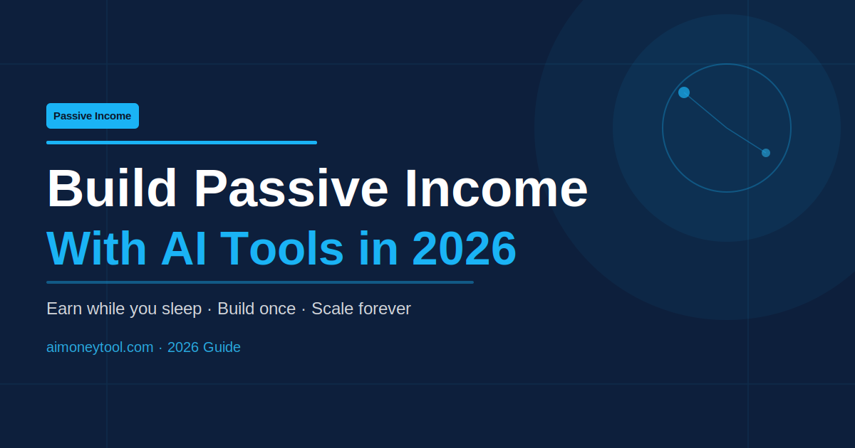 How Do You Build Passive Income With AI Tools in 2026?