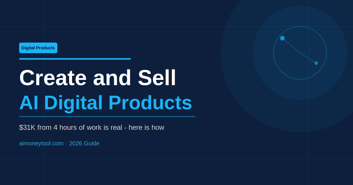 Create and sell ai digital products